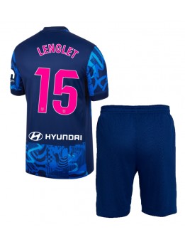 Atletico Madrid Clement Lenglet #15 Replika Tredje Kläder Barn 2024-25 Kortärmad (+ byxor)